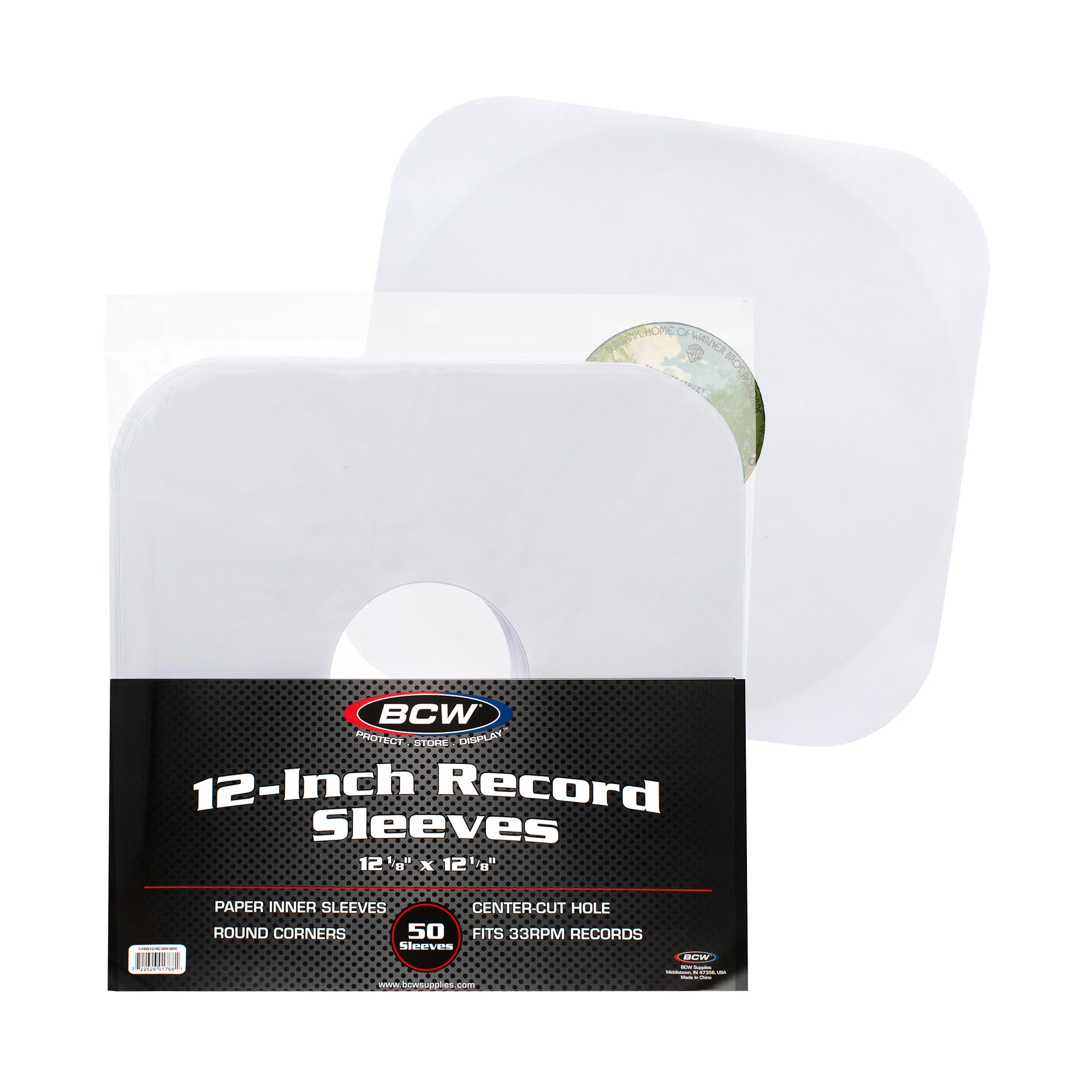 Amazon.com: BCW 12 Inch Vinyl Record Paper Inner Sleeves