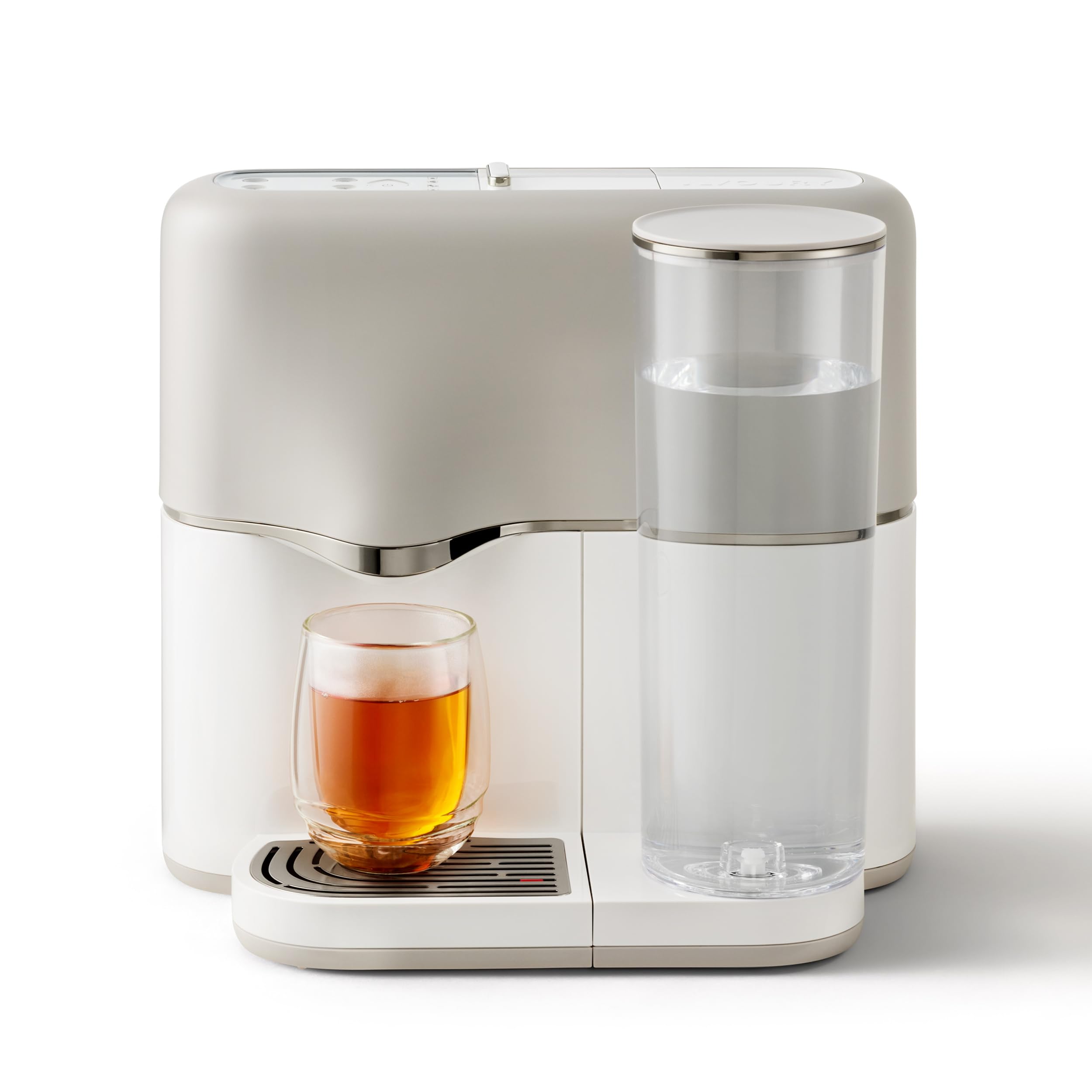 Avoury One Machine à thé – Théière à capsules de qualité supérieure avec chambre d'infusion innovante, contrôle automatique de la température, pour un plaisir parfait du thé, design moderne (Silver