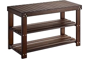 Pipishell Bamboo Shoe Rack Bench: The Perfect Storage Solution for Your Living Room