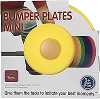 Vista 11 de WOD Toys Placas de parachoques de colores mini – Placas de parachoques adicionales para la barra Mini – Juguetes de fitness seguros y duraderos