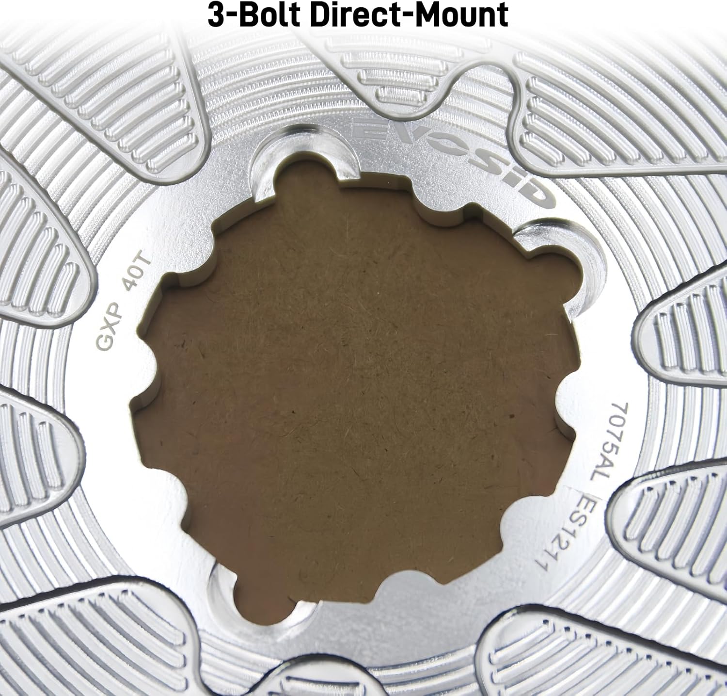 Road Bike Closed Chainring 40/42/44/46/48/50/52/54/56T, Narrow Wide Chainring Design, 3-Bolt Direct Mount Chainring 8-13 Speed for GXP,SRAM, Road Bike, Folding Bike