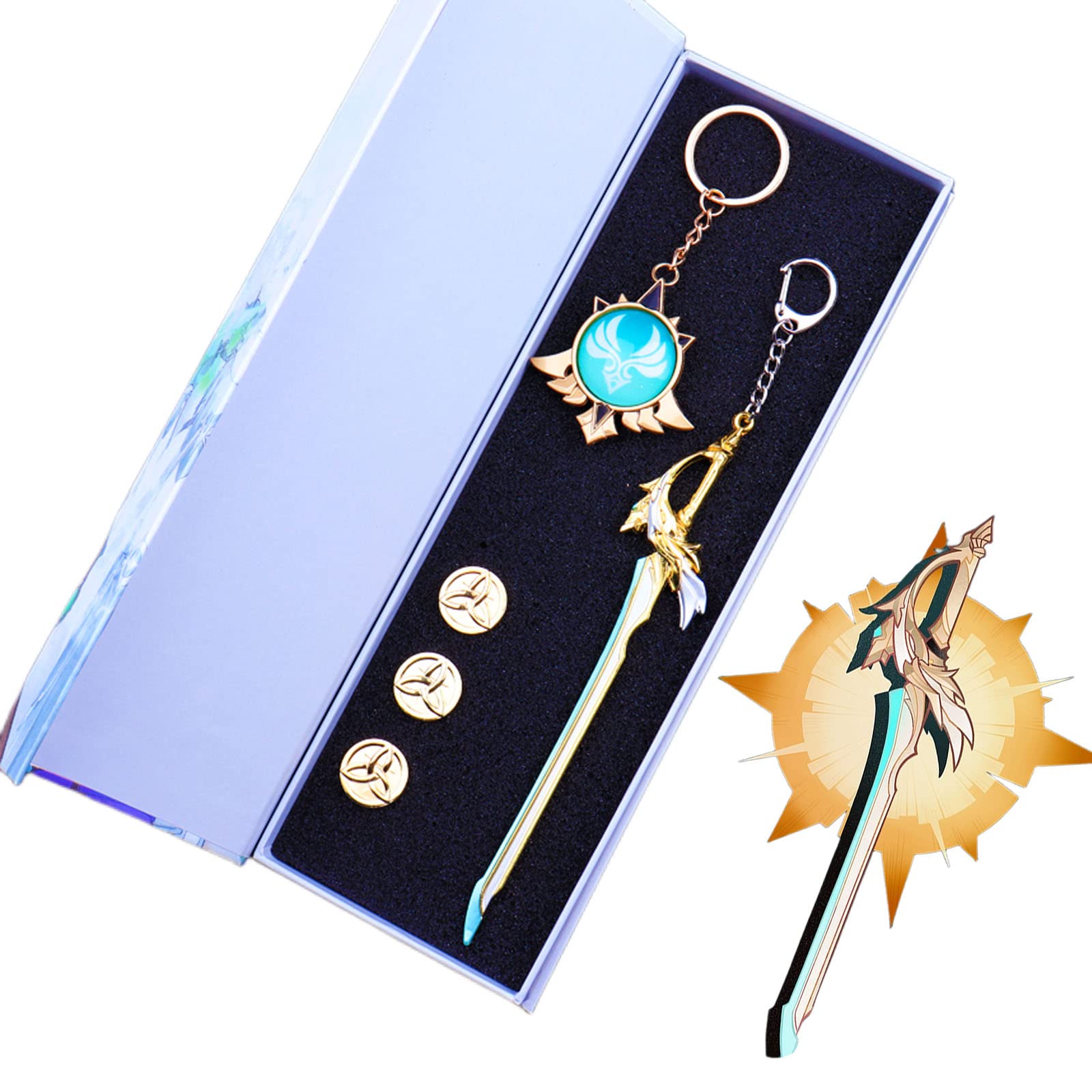 Amazon.co.jp: 原神 げんしん 神の目 武器 モラ ギフトボックス