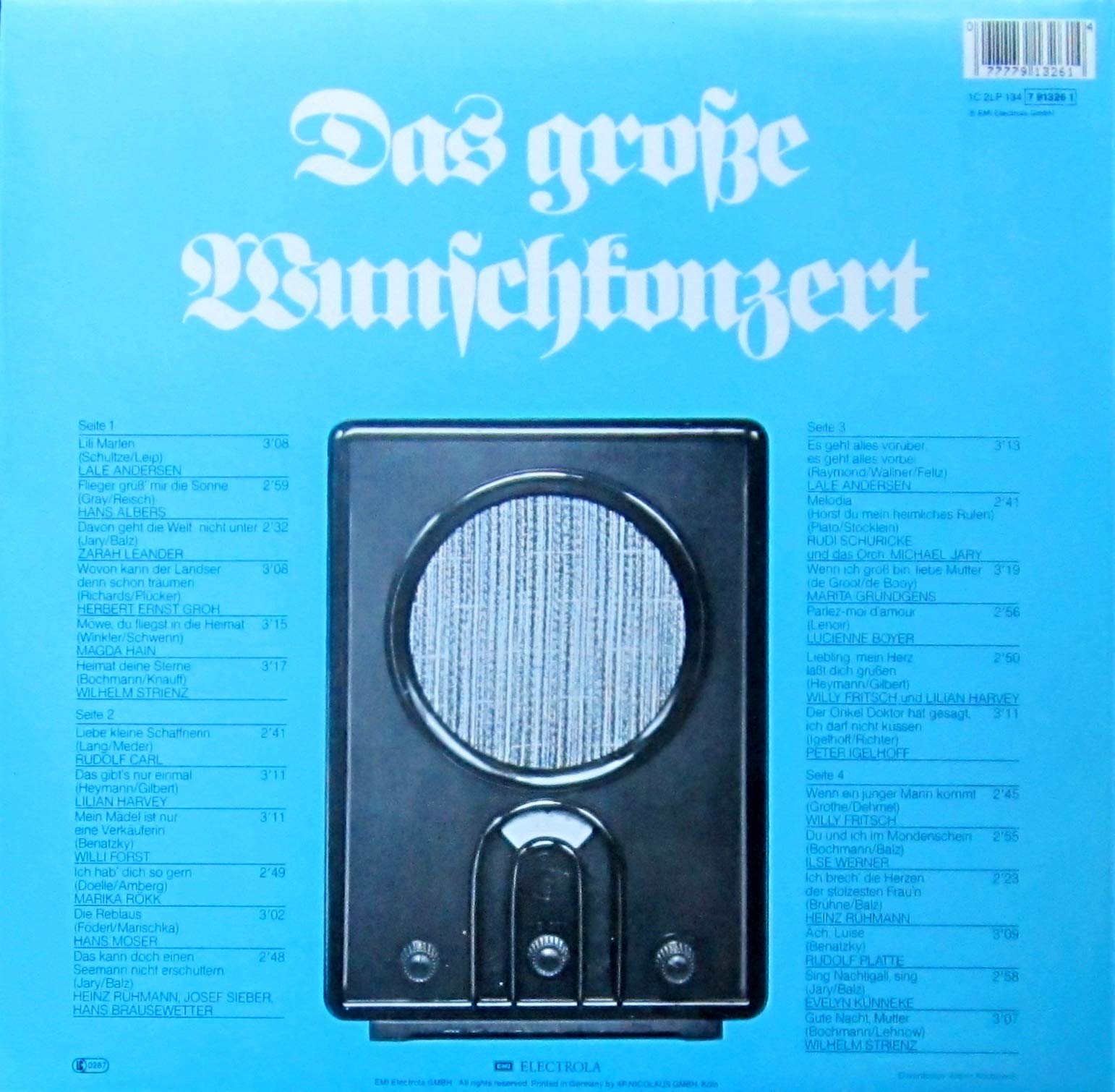 Das große Wunschkonzert [Vinyl Doppel-LP] [Schallplatte]