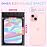 100 Pieces Smell Proof Mylar Bags, Holographic Packaging Bags, Resealable Odor Foil Pouch Zipper Bag with Clear Window for Food Storage and Lipgloss, Jewelry Lash (Black, 4 x 6 Inch)