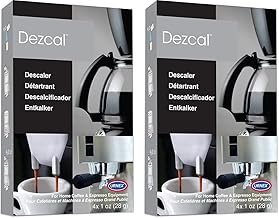 Urnex Dezcal Home Activated Descaler For Home Coffee & Espresso Equipt 2 boxes, each containing 4 (1 oz Packets)