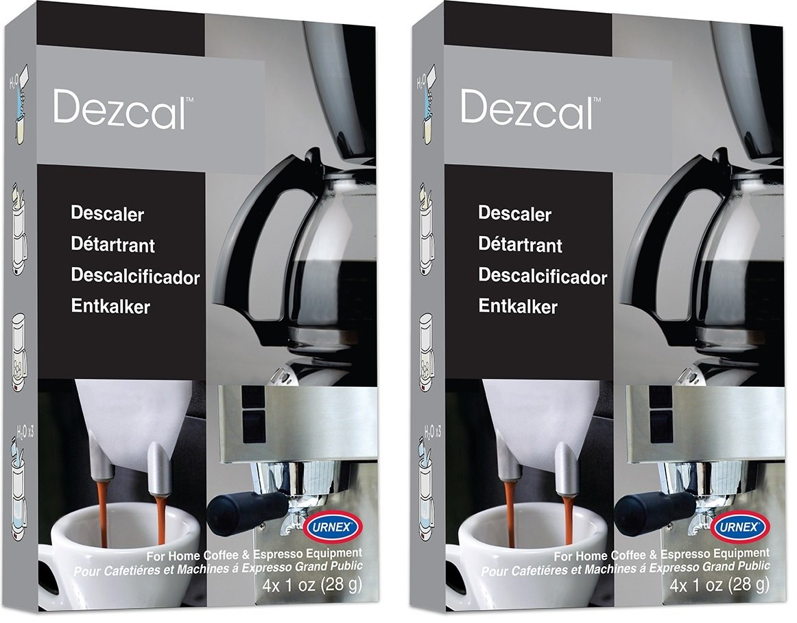 Urnex Dezcal Home Activated Descaler For Home Coffee & Espresso Equipt 2 boxes,