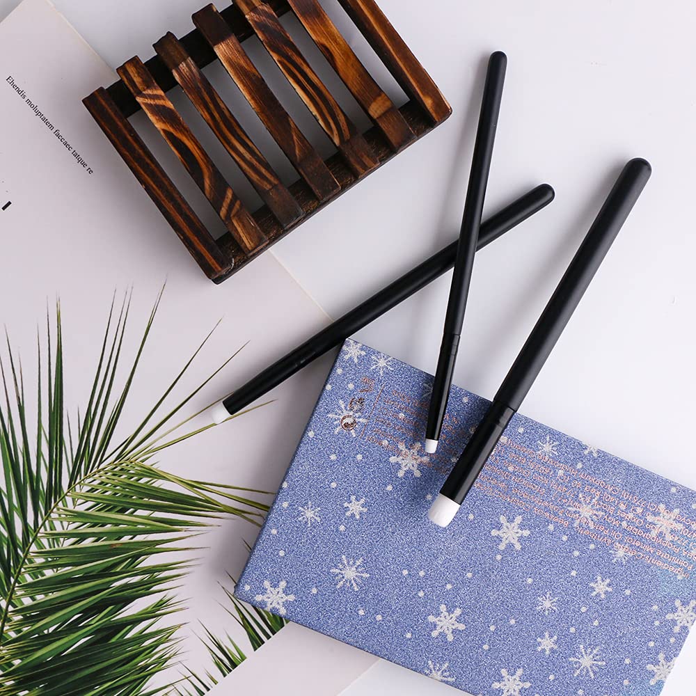 UNIMEIX - Mini pinceles de mezcla para hacer tarjetas, pintura en miniatura con pincel seco, licuadora de fondo, pequeños pinceles de acuarela para pintura detallada (paquete de 12)