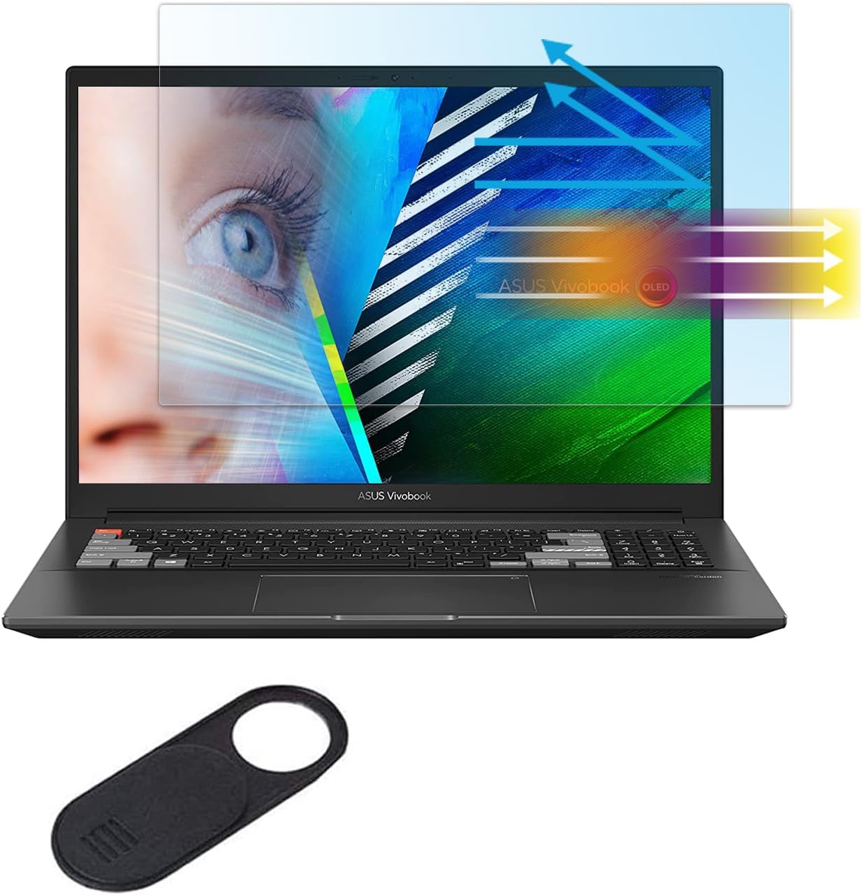 Anti Blue Light Screen Protector for ASUS Vivobook 16 16X V16/Vivobook S 16/Vivo…