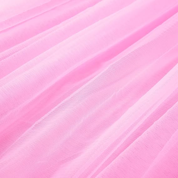 JerrisApparel Little Girls' Sequin Mesh Flower Ball Gown Party Dress Tulle Prom