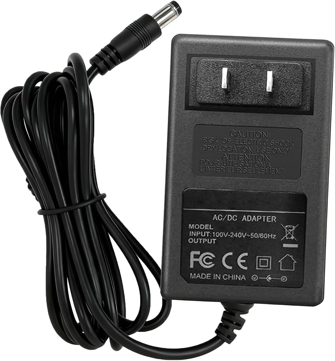9V DC Power Adapter, Compatible with Alesis Command Mesh Kit, Nitro Max, Nitro Pro Kit Electronic Drum Module Power Supply Cord a Perfect Replacement to