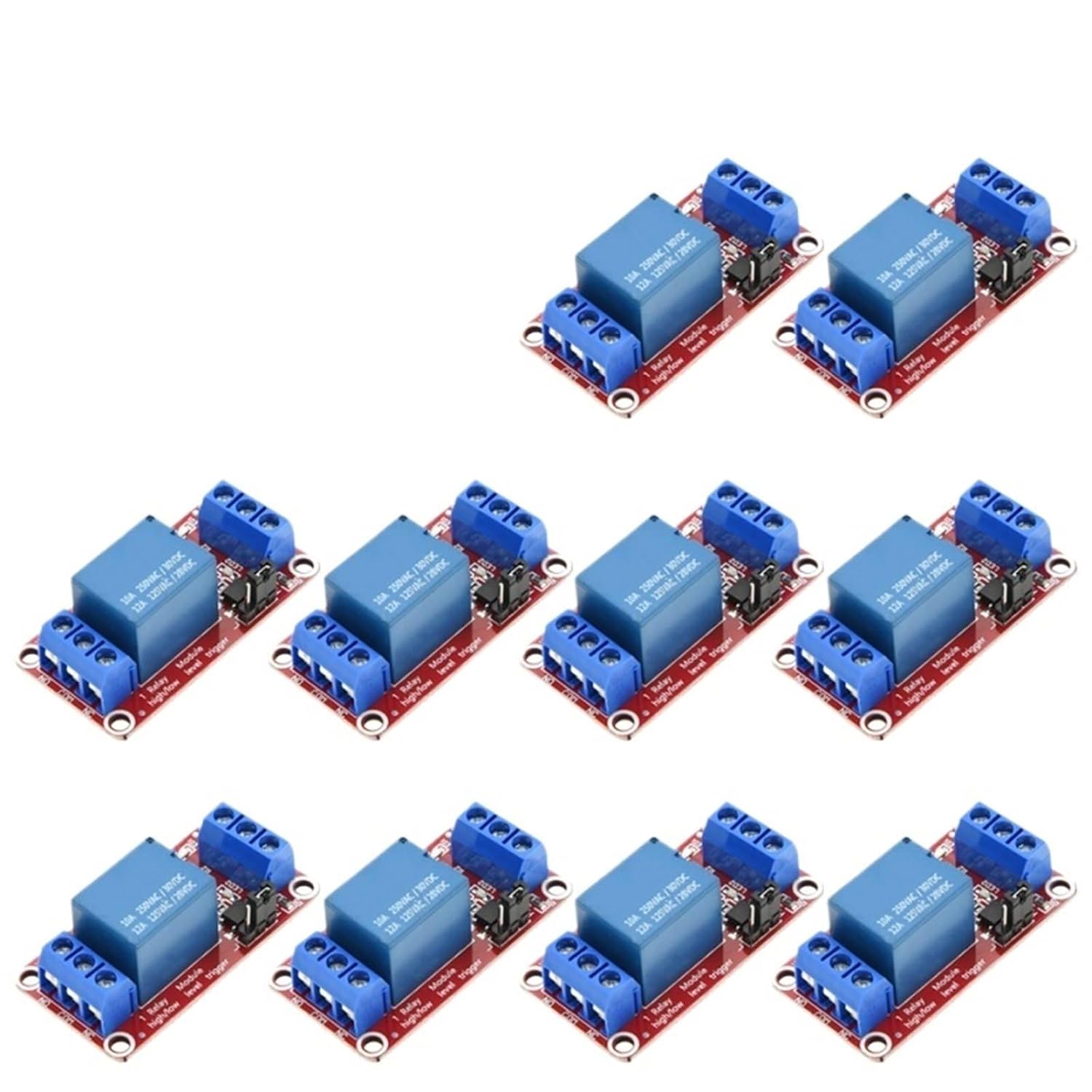 1 Channel 5V/12V/24V Relay Module Optical Coupling Isolation High and ...