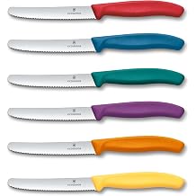 Victorinox 6 x Breakfast Knives 11 cm Serrated Edge Tomato Knife
