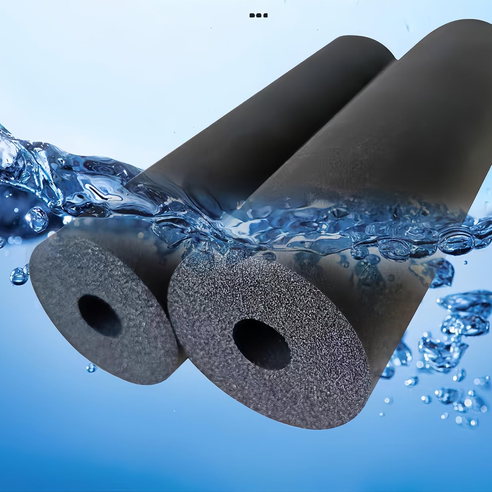 Confezione da 10 Tubi Isolante per Tubature, Tubi Flessibili in Schiuma, Coperture per Tubi In Polietilene per Rubinetti, Schiuma Isolante Protezione Antigelo(48x20x1800mm)