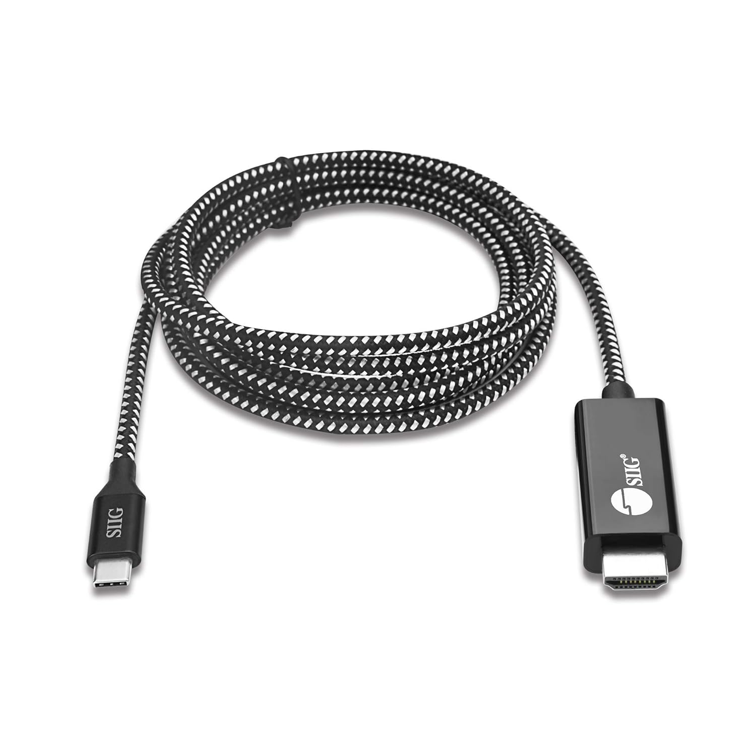 Buy SIIG USB Type C to HDMI Braided Cable 4K 60Hz Thunderbolt 3