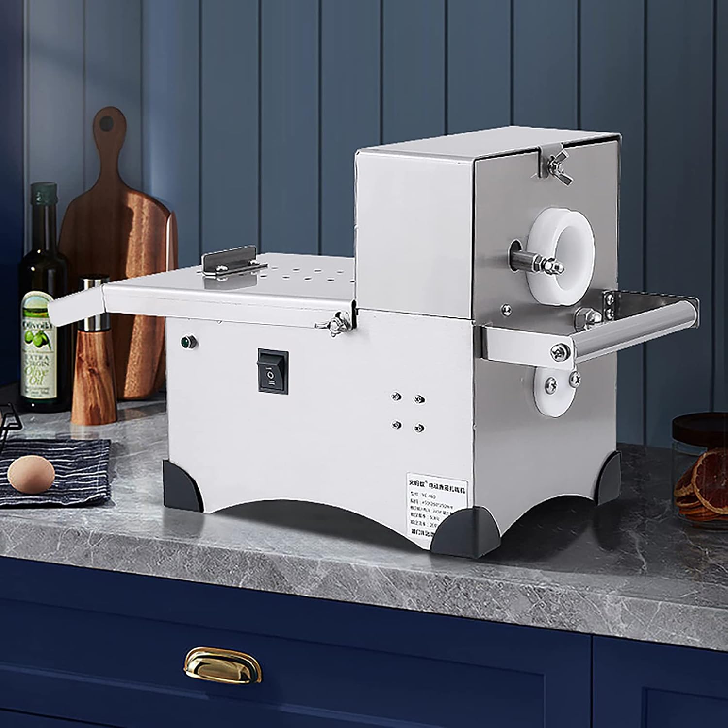 Electric Sausage Knotting Machine - Commercial Tying & Winding Machine with Foot Switch for Efficient Sausage Production, Great for Meat Processing Businesses