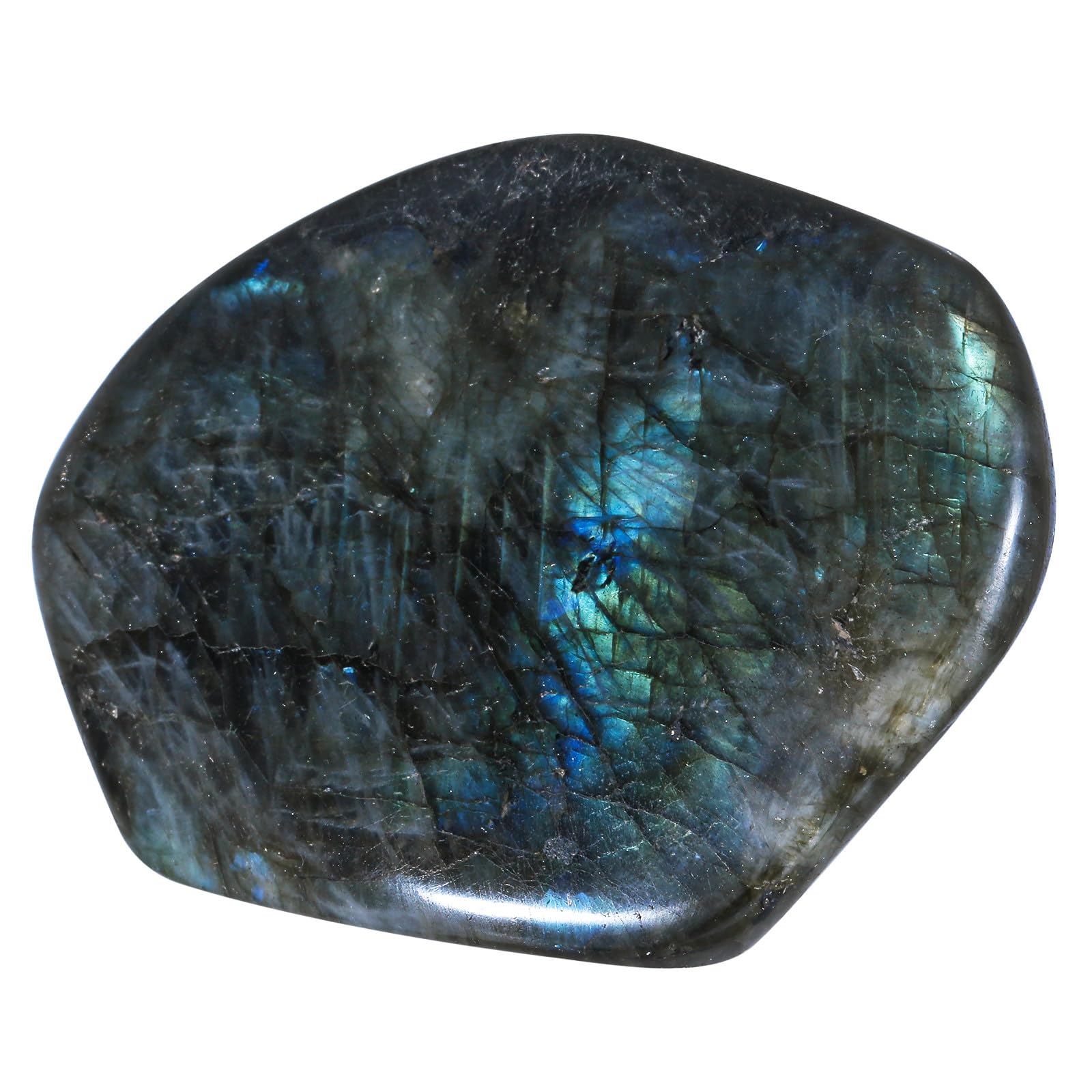 Nupuyai Irregular Natural Labradorite Crystal Stone