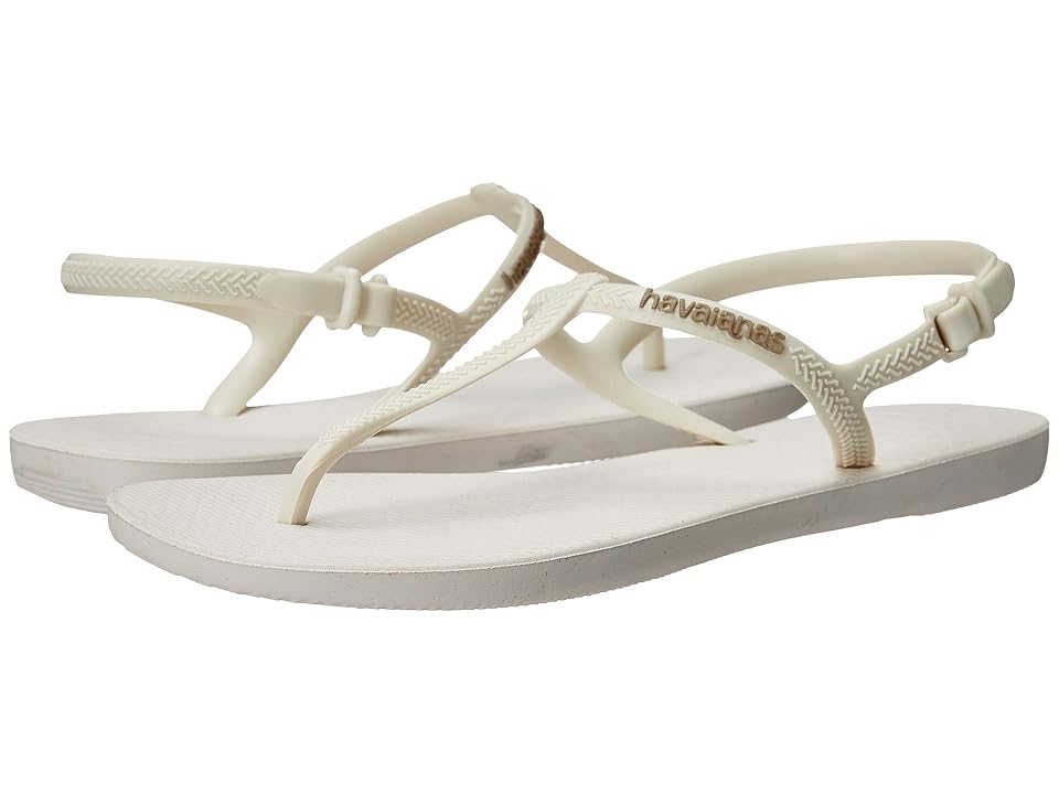 

Havaianas Freedom Flip Flops (Beige/Rose Gold) Women's Sandals