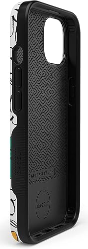 Vista 1105 de Casely Funda para iPhone 13 Compatible con MagSafe Color Splash de medianoche Funda retro abstracta Color de medianoche Splash Abstracto