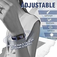 Vista 5 de Correa de nailon compatible con Fitbit Inspire 3/2/HR/Fitbit Ace 3/2, correa deportiva de nailon suave, transpirable, ajustable, correa de repuesto