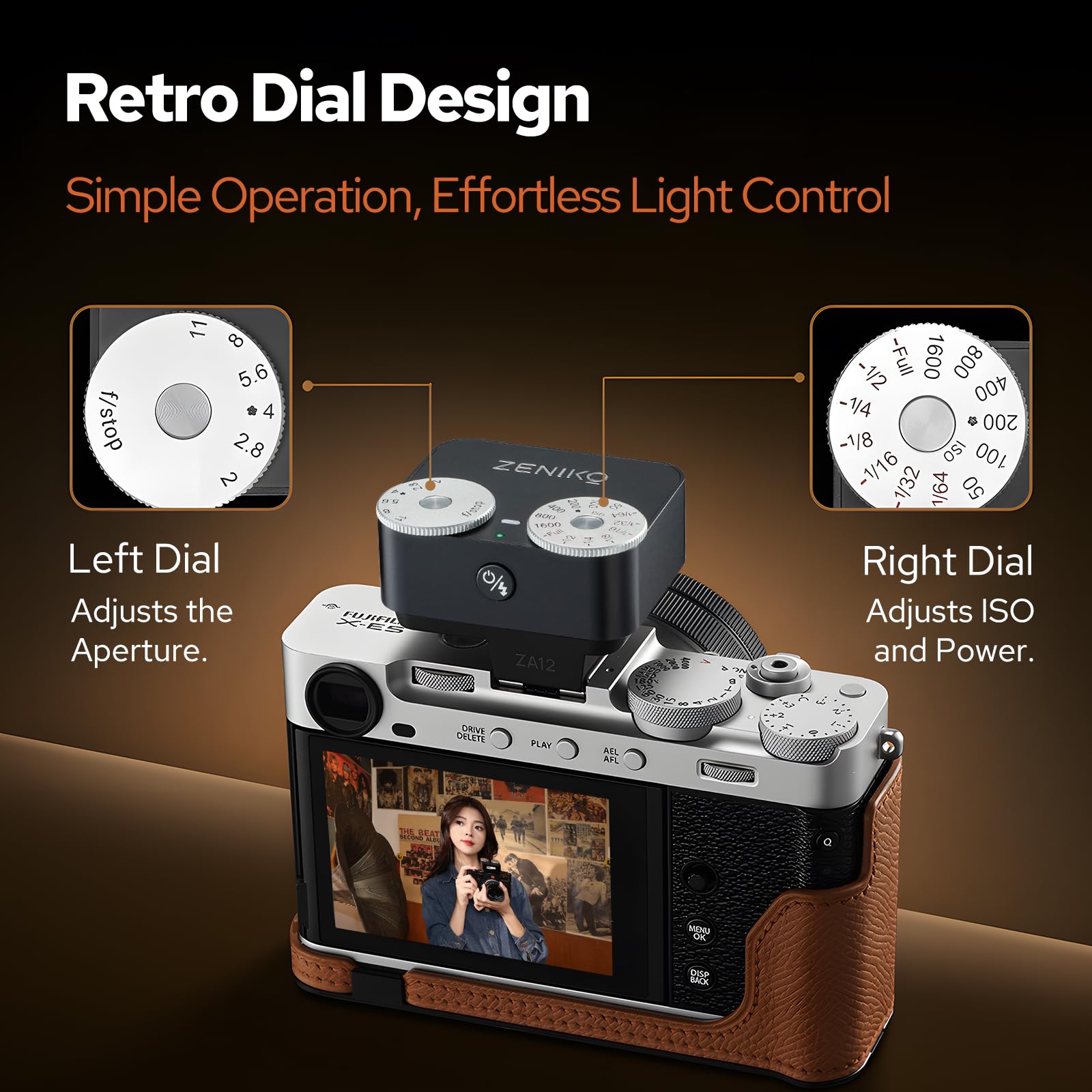 Amazon | ‌ZENIKO ZA-12 デュアルダイアル式・レトロデザイン