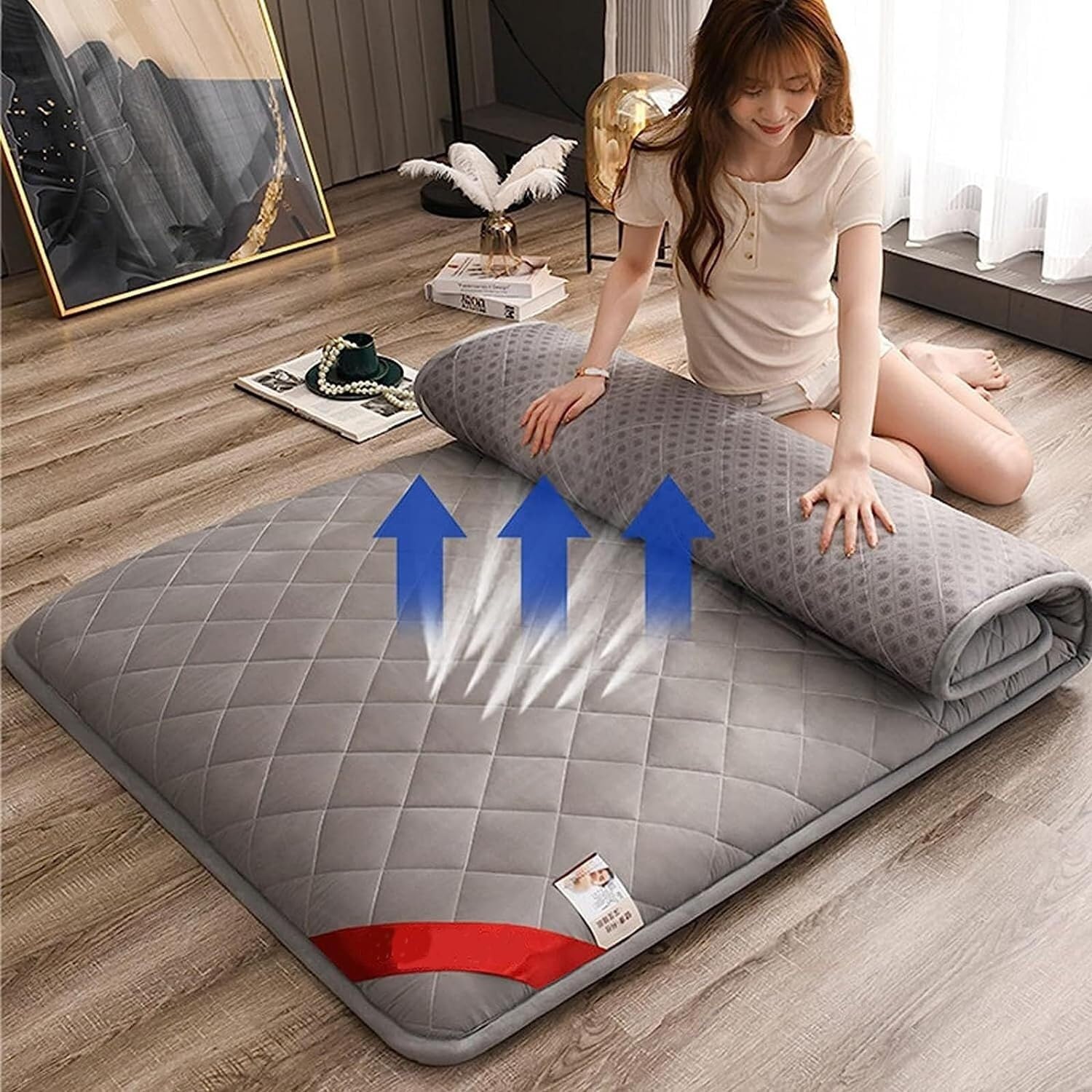 Legno Letto Tatami Una Piazza E Mezza Materasso Matrimoniale