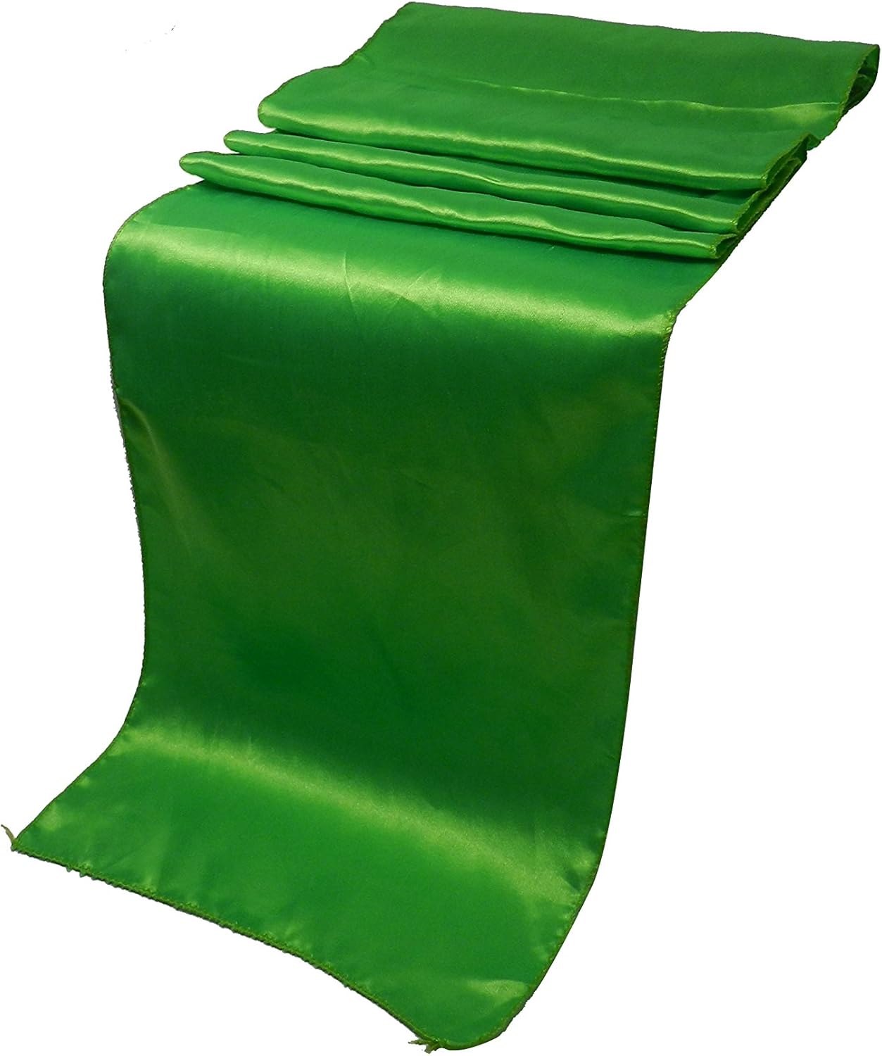 Elina Home 12-Inch-by-108-Inch Satin Table Runner, Chocolate (Pack of 10)