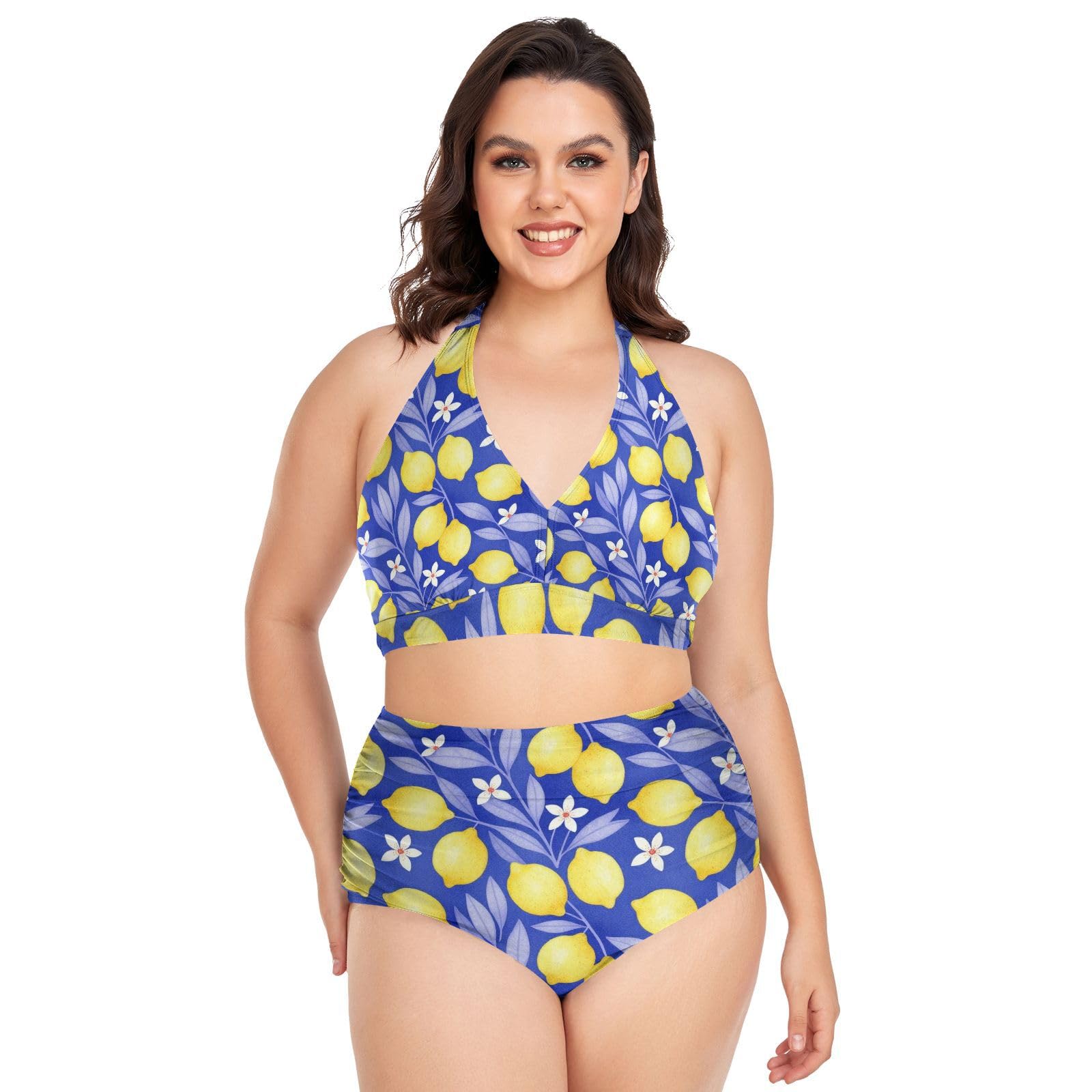 FRODOTGV Costumi da bagno donna taglie forti L-4XL
