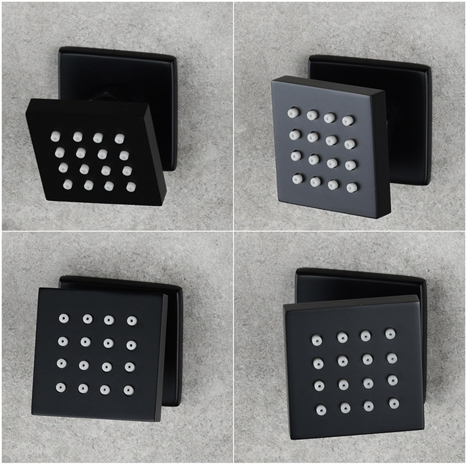 JetsSpaLike - Boquillas de masaje relajantes ajustables montadas en la pared para una mejor experiencia de ducha en el hogar, sistema de pulverización corporal de lujo para aliviar el estrés
