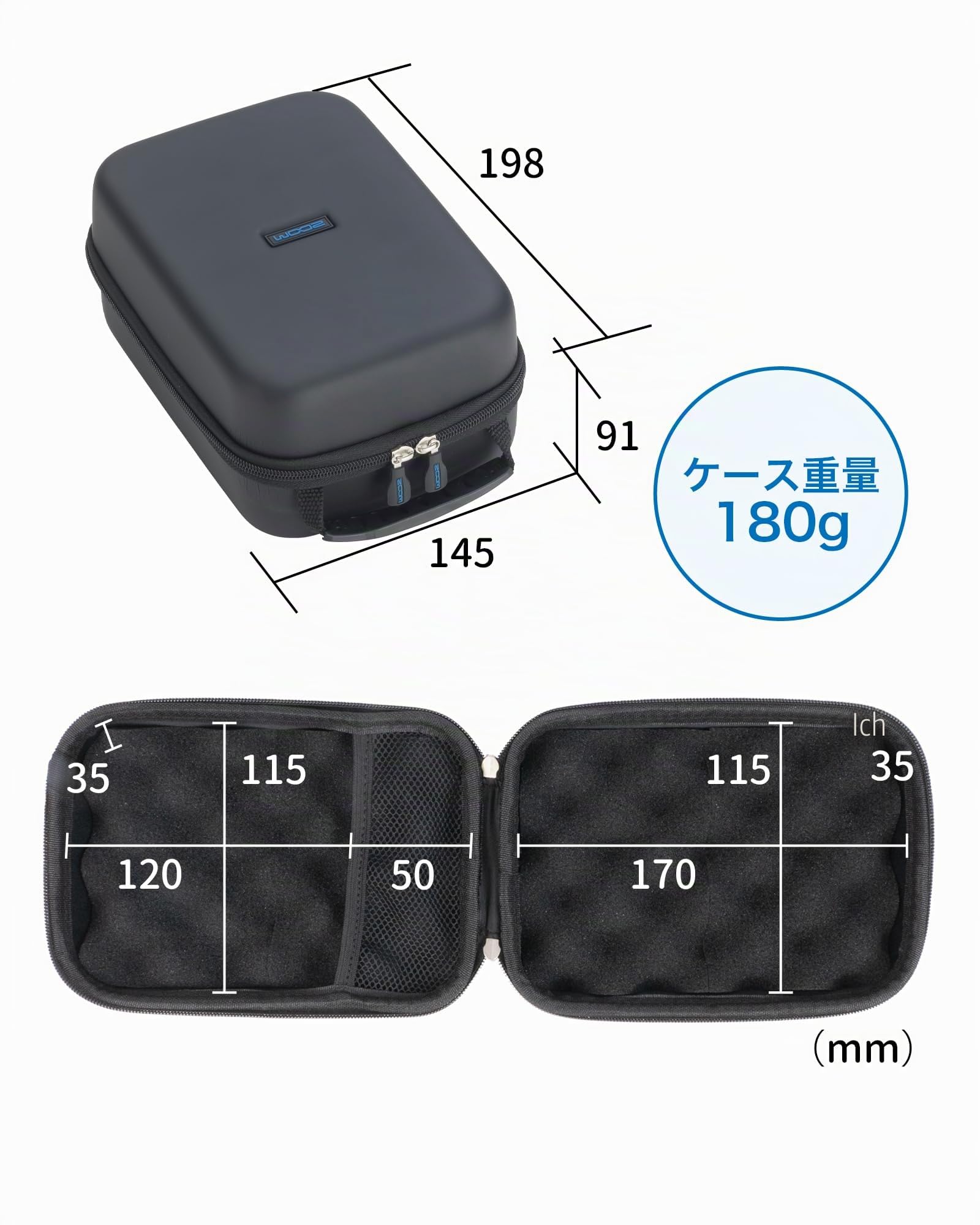 Zoom SCU Universal Soft Shell Case Transporttasche für Handy Recorder, Aufnahmegeräte und Zubehör