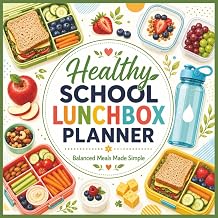 Healthy School Lunchbox Planner | Balanced Meals Made Simple: Balanced Meal Plans, Weekly Menus, Grocery Lists, Nutrition Trackers, Prep Checklists, and Family-Friendly Organization for Kids