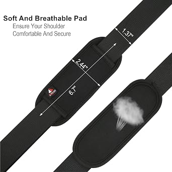 Speaker Shoulder Strap Compatible with JBL Boombox 2/Boombox 3/Boombox 4/Sony SRS-XG500, Adjustable Travel Carrying Strap for Portable Speaker with Handle