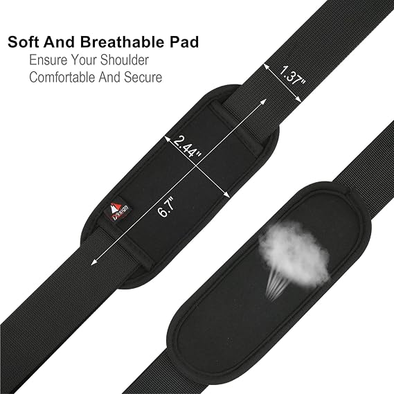 Speaker Shoulder Strap Compatible with JBL Boombox 2/Boombox 3/Boombox 4/Sony SRS-XG500, Adjustable Travel Carrying Strap for Portable Speaker with Handle