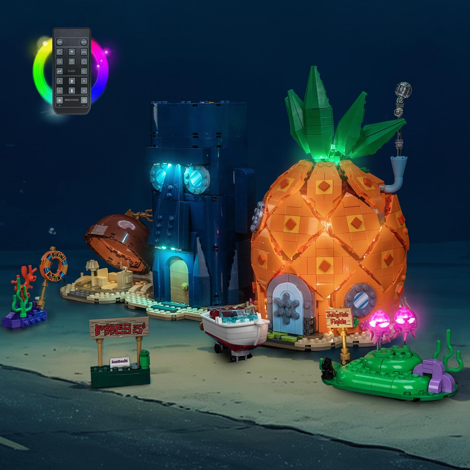 LED Lighting Compatible with LEGO 11386 Spongebob Squarepants: Bikini Bottom - JUST Lights,Light Kit Compatible with LEGO 11386,NOT Included The Model