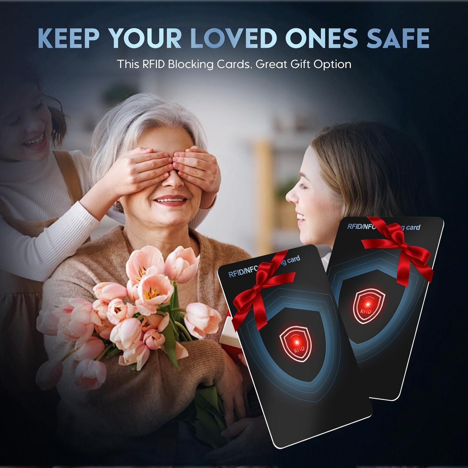 2025 NEW RFID Blocking Card Set with Indicator Light,Wallets Shield,Credit Card Protector, NFC Bank Debit Blocker,Anti-Skimming Protection For ID Passport Travel For Men/Women (2) - Image 7