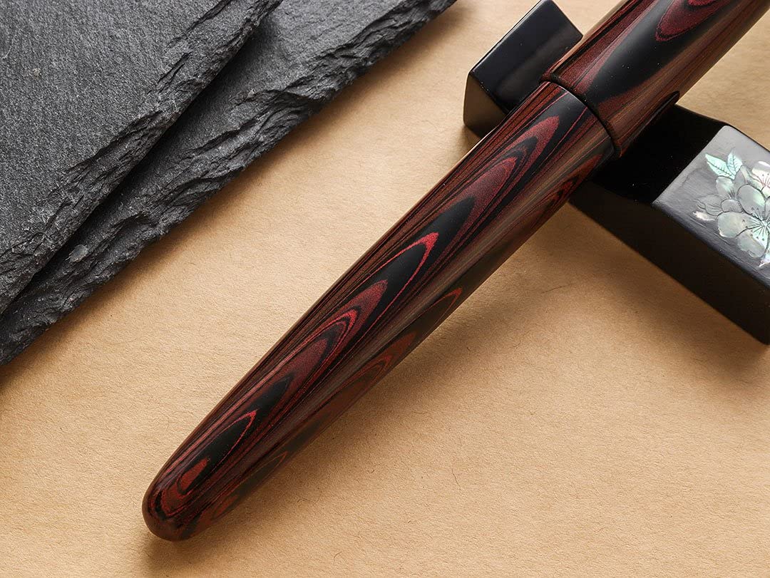 Amazon | WANCHER 夢万年筆 DREAM PEN 誠エボナイト マーブルレッド