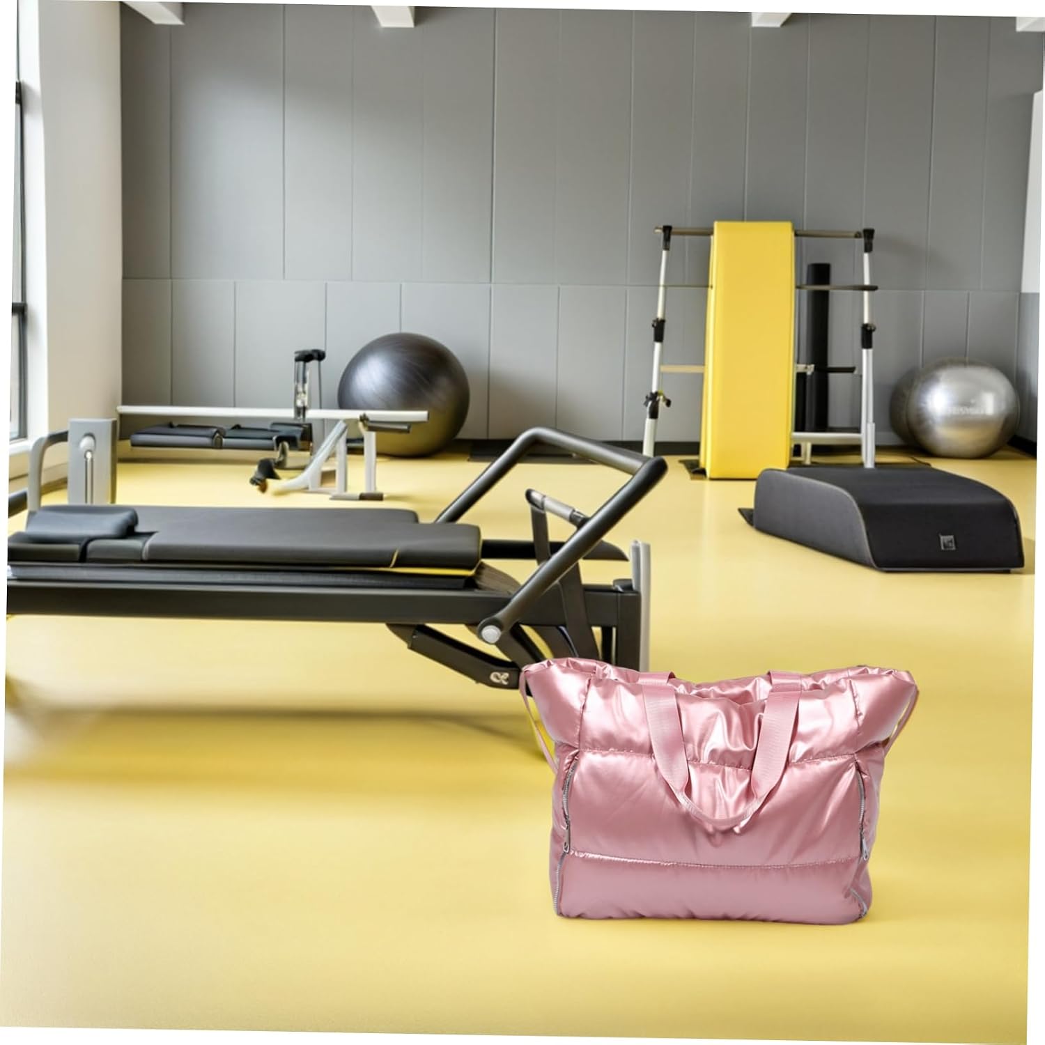 CALLARON Waterproof Gym Tote Bag for Women Large Capacity Sports Duffel Dry Wet Separation Yoga Handheld Shoulder Travel Bag for Swimming and Fitness