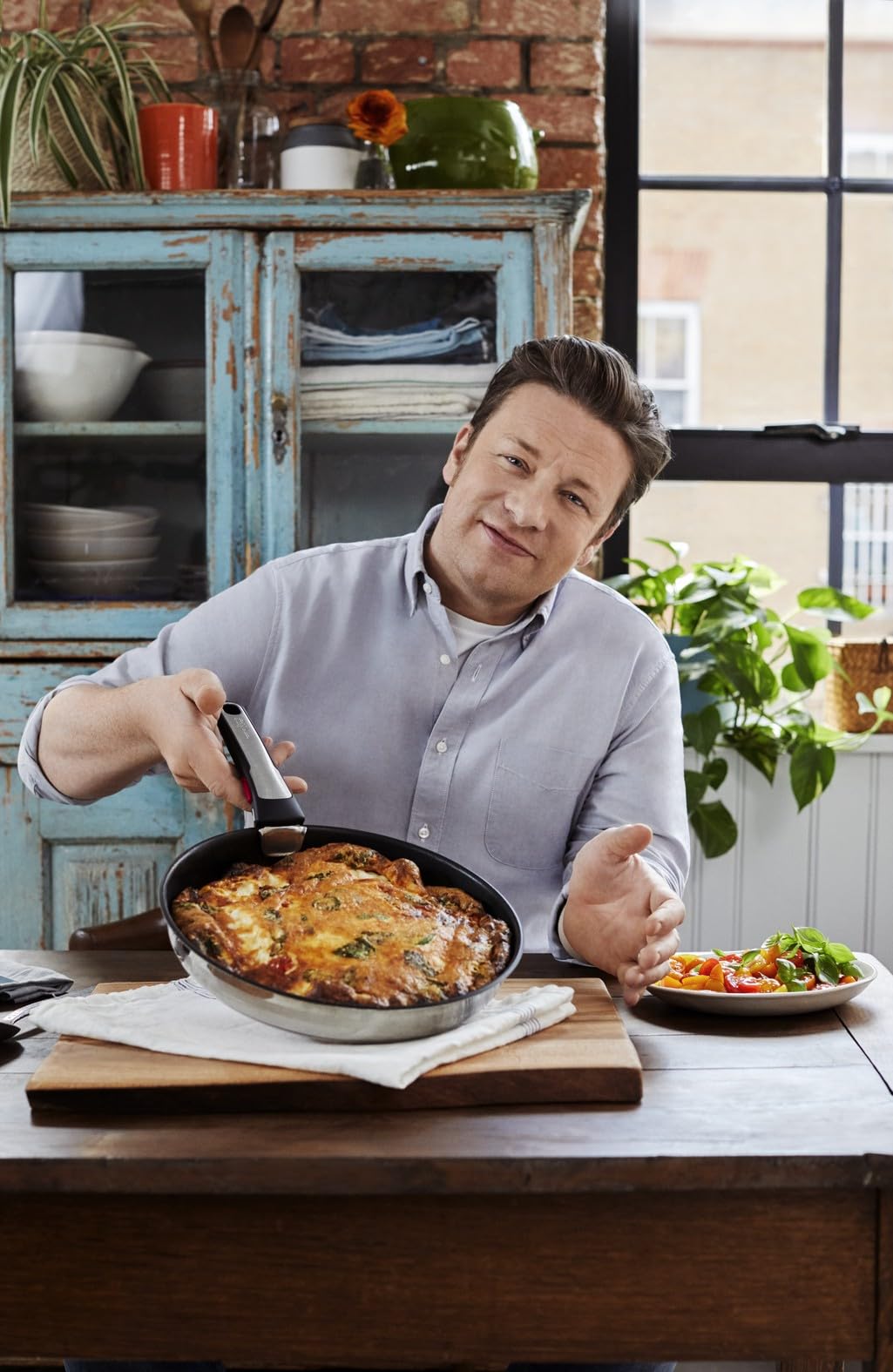 Jamie Oliver by Enjoy 3-delige pannenset 24/28cm panbeschermer - inductie | Keramische pannen Jamie Oliver by Enjoy 3-delige pannenset 24/28cm panbeschermer - inductie | Keramische pannen
