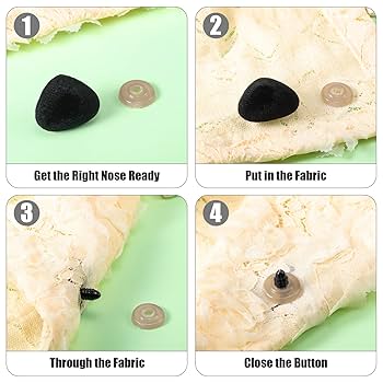 Amazon.com: Chengu 100 Pcs Plastic Animal Safety Noses for