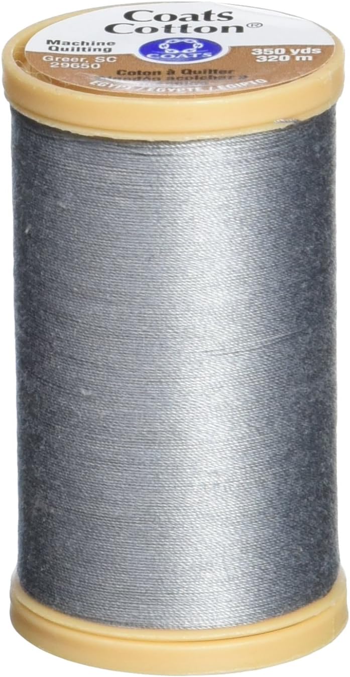 Coats Thread & Zippers Machine Quilting Cotton Thread, 350-Yard, Slate