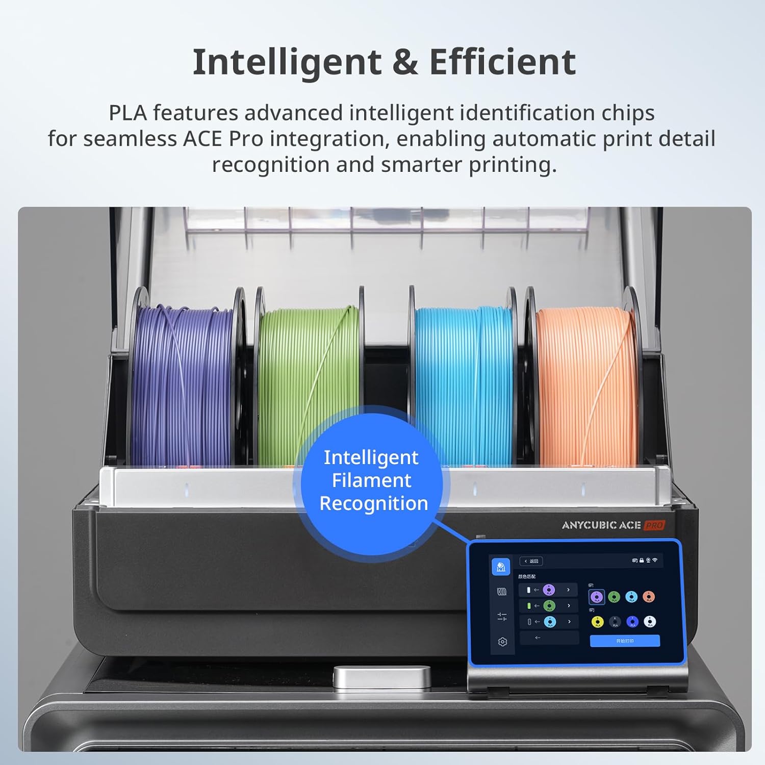 ANYCUBIC PLA Filament Refill 1.75mm, 3D Printer Filament, for Reusable Spools, Dimensional Accuracy +/- 0.02mm, Fit with Most Reusable Spools, 1KG, Green - Image 4