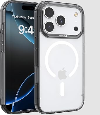 RAPTIC Air Clear Magsa Case for Phone 17 Pro - Black