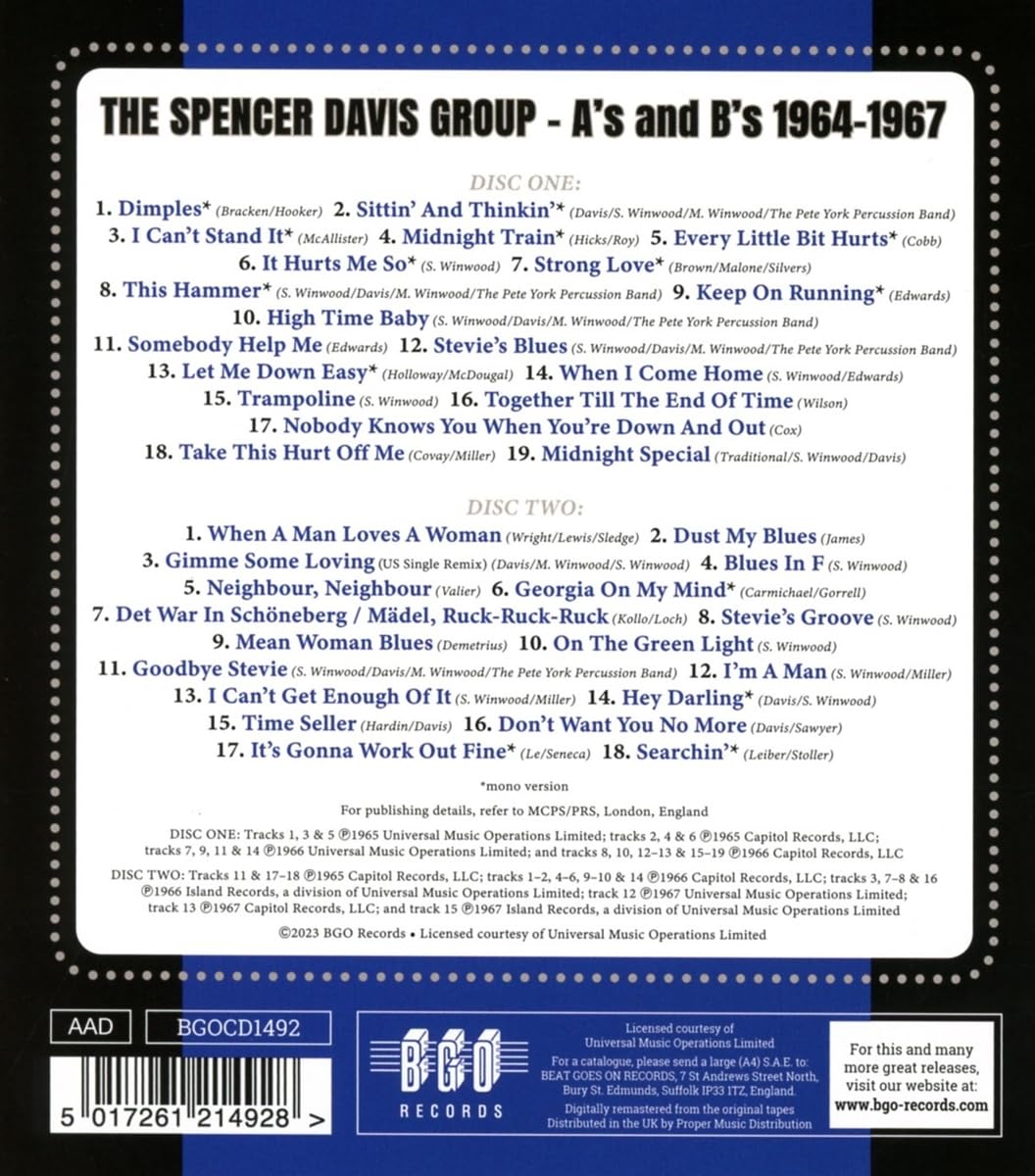 A'S and B'S 1964-1967