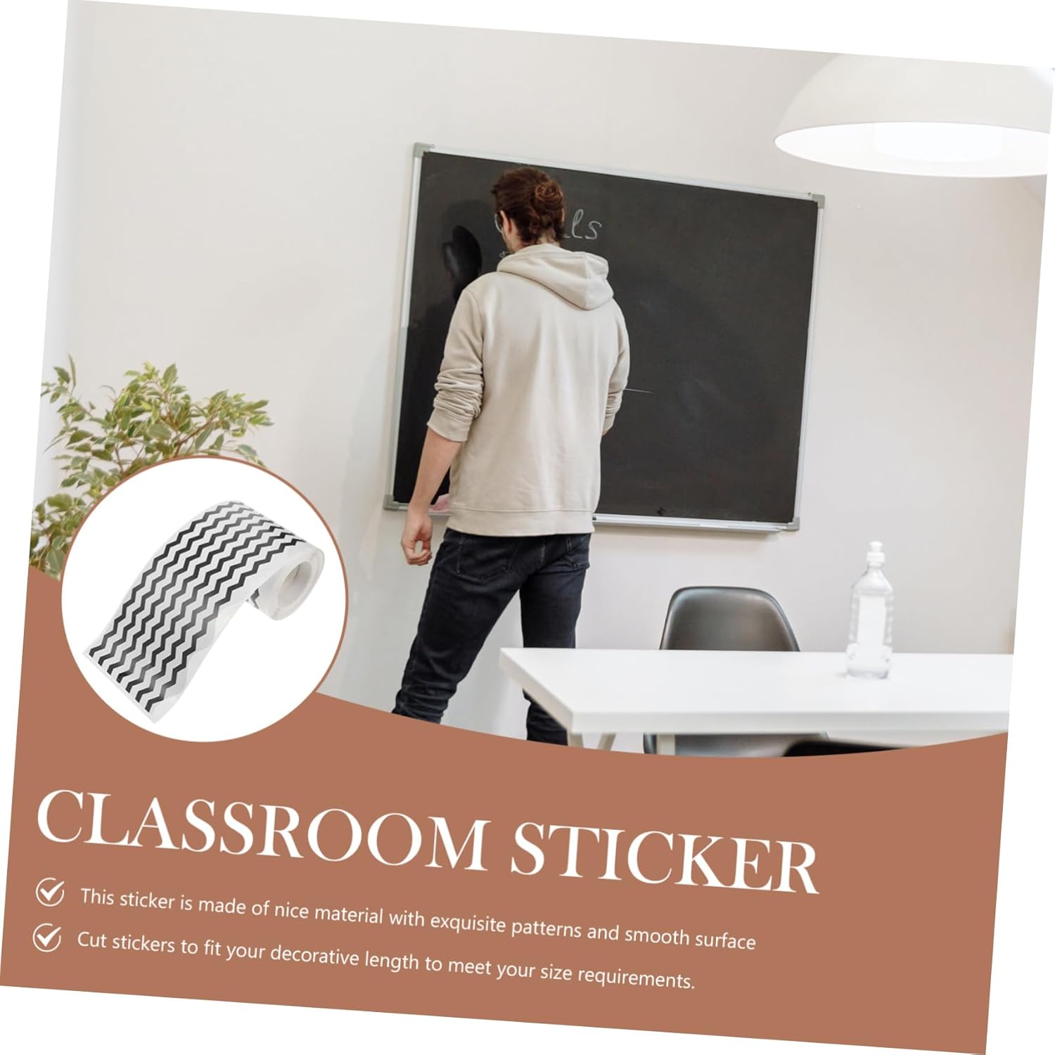 HOODANCOS 2 Rolls Bulletin Board Border Classroom Removable Adhesive Border Sticker for Diy Craft Scrapbooking 10 71LAJ284f9L. AC SL1500