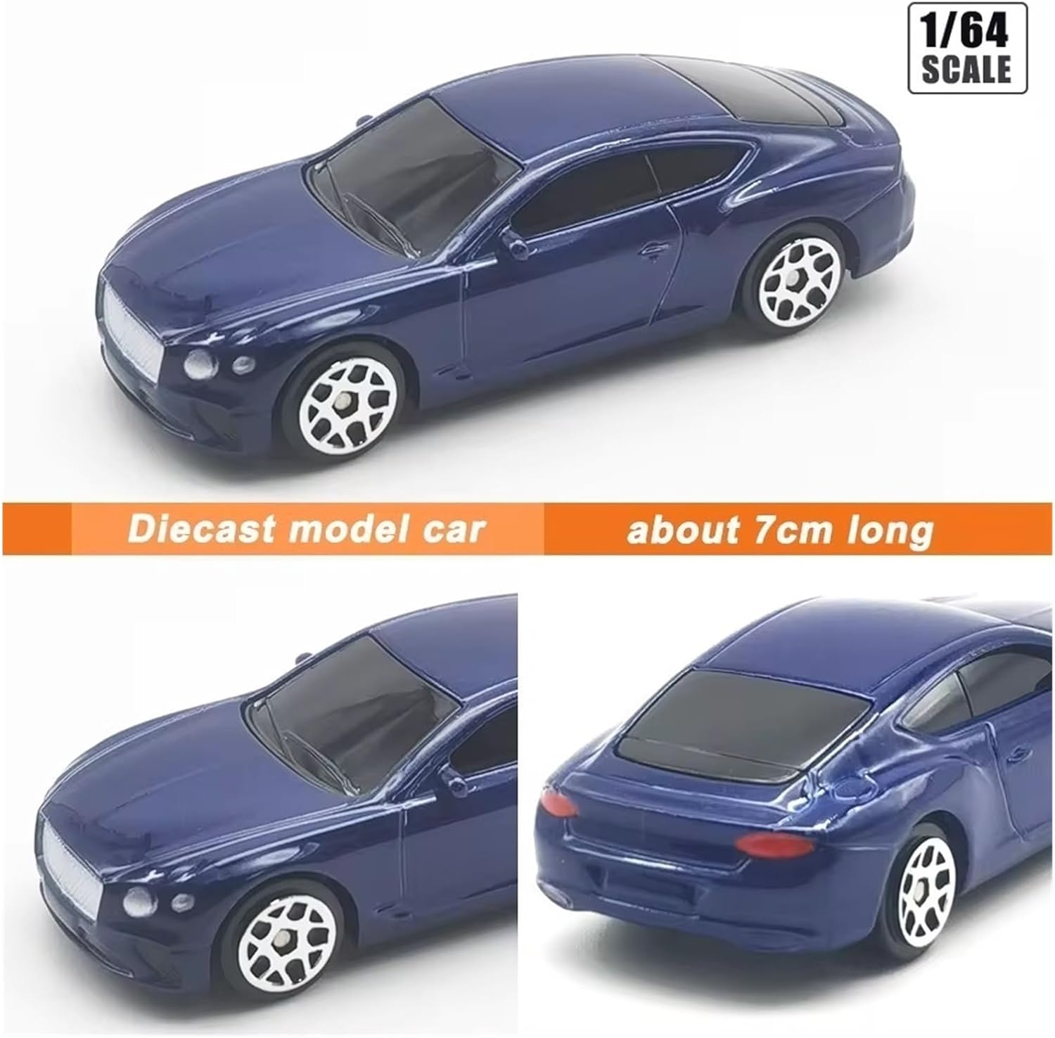 1/64 Model Car Sports Car Diecast Toy Vehicle Collection Series Gifts(with Box)