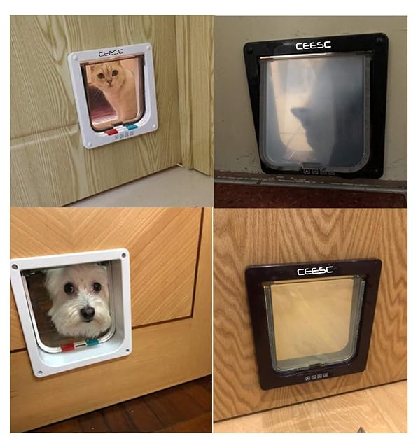 Foto 2 de 7 de CEESC Puerta Grande para Gatos (tamaño exterior 28 cm x 24,9 cm)
