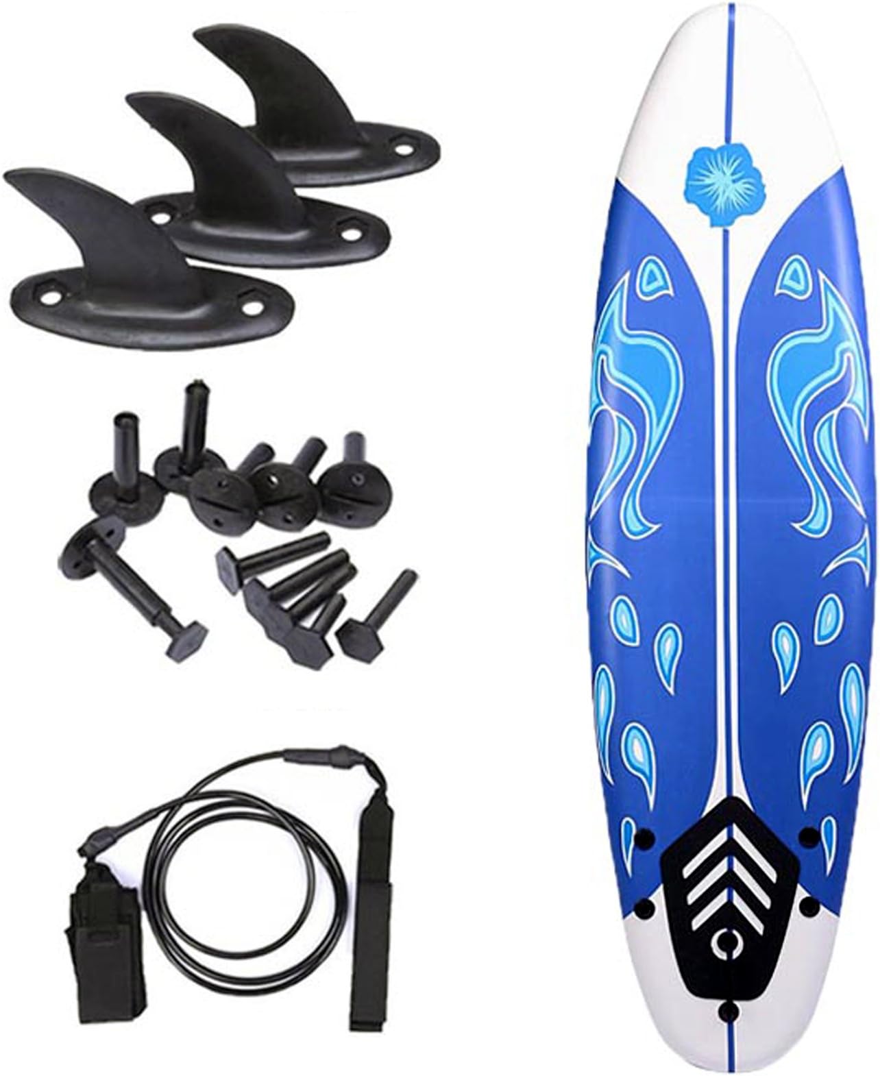 New 6' Foamie Board Surfboard Surfing Surf Board Perfect for beginners
