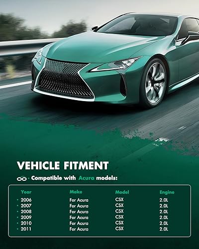 Miniatura 4 de SCITOO Reemplazo de condensador de aire acondicionado automotriz para 2006 2007 2008 2009 2010 2011 para Honda Civic Sedan 1.8L 2007-2011 para Honda