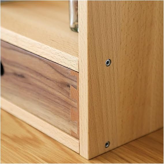 Bookshelf MIXMEY Desktop Bookshelf Standing Bookshelf Small Desktop Bookshelf Office Desktop Adjustable File Storage Rack Bedroom Extendable Bookshelf