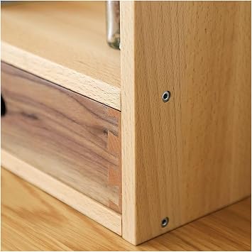 Bookshelf MIXMEY Desktop Bookshelf Standing Bookshelf Small Desktop Bookshelf Office Desktop Adjustable File Storage Rack Bedroom Extendable Bookshelf