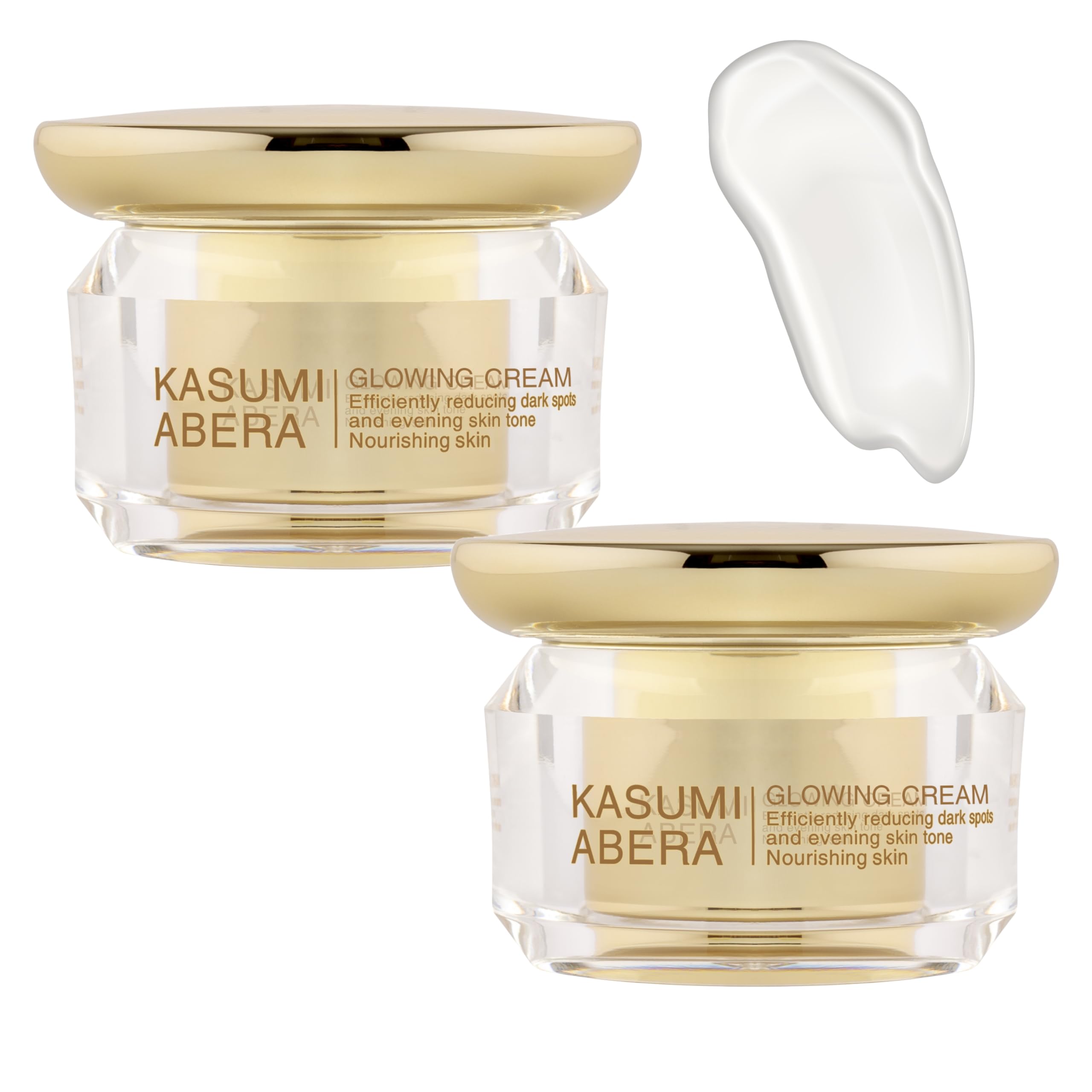 ABERA Kasumi Glowing Cream, Melasma Treatment with Niacinamide & HA, Dark Spot Remover For Face, Reduce Fine Lines, Wrinkles, Anti-aging, Red Ginseng